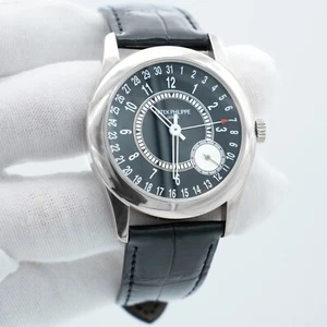 Patek Philippe Calatrava Automatic Men's 18kt White Gold Watch 6006G-001 - Picture 1 of 10