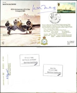 B35c Martin Baltimore 40 Aniversario del Día VJ Firmado por Laddie Lucas (C) - Imagen 1 de 1