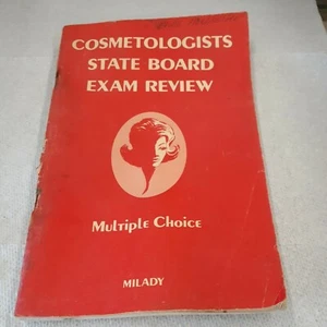 Cosmetologists State Board Exam Review by Milady Staff 1975 USED hairstylist - Picture 1 of 5
