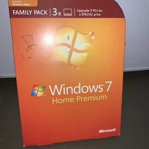 Microsoft Windows 7 Home Premium Family Pack 32/64-Bit with Product Key - Picture 1 of 1