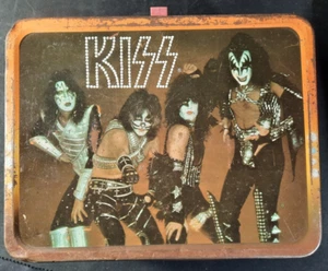 VINTAGE KISS LUNCH BOX ~ 1977 KING SEELEY / AUCOIN ~ NO THERMOS ! - Bild 1 von 7