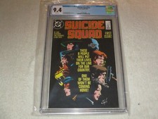SUICIDE SQUAD 1 CGC 9.4 DC 1987 WHITE PAGES