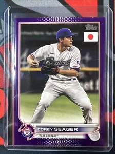 2022 Topps MLB Japan Edition Corey Seager Purple /50 - Picture 1 of 2