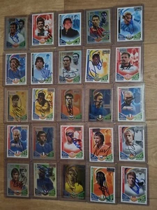 Topps Match Attax signiert autogrammset pele maradona ronaldo crueff zidane auto - Bild 1 von 8
