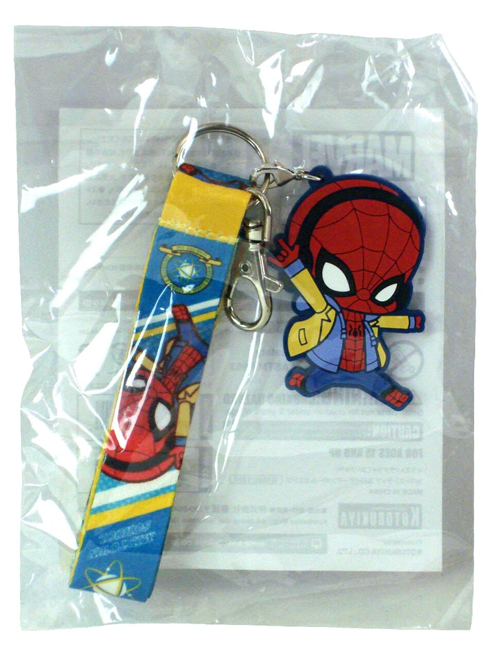 Cordón Kotobukiya Spider-Man 2019 SDCC exclusivo Marvel Rubber Charm Collection Foto 1 de 3
