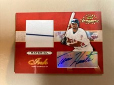 2003 Donruss Timeless Treasures Ink 61/100 Torii Hunter Auto/Relic #MI-57