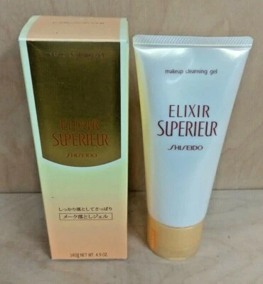 Gel de limpeza de maquiagem Shiseido Elixir Superieur 140 g/4,9 oz. Novo na caixa/selado - Imagem 1 de 3