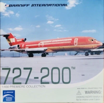 Dragon Wings 1/400 Premiere Collection Boeing 727-200 N7278 Red model 56144 - Image 1 of 4