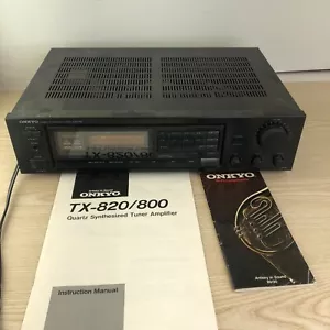 ONKYO TX-800 Quartz Synthesized AM/FM Stereo Receiver TESTED AND WORKING - Picture 1 of 13