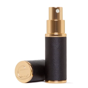 Black PU Leather Perfume/Aftershave Travel Atomizer, 8ml, with Gift Box *G - Foto 1 di 2