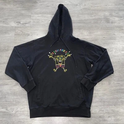 Teddy Fresh Sudadera con Capucha Adultos Grande Negro Gran Tamaño 2020 Bob Esponja Pantalones Cuadrados Foto 1 de 4