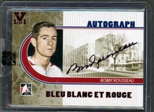 2008-09 ITG Bleu Blanc et Rouge Auto. Rouge B. Rousseau /10 The Vault 1/1 *16270
