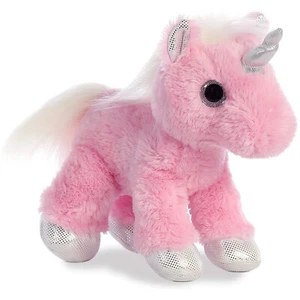 Peluche Aurora Sparkle Tales rosa flor unicornio 12 pulgadas NUEVO lbT - Imagen 1 de 2
