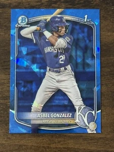 2025 Bowman Sapphire Chrome - Asbel Gonzalez - 1st Bowman - BCP-4 Royals - Picture 1 of 2
