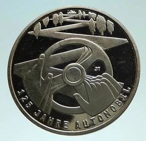 2011 GERMANY 125Yrs of CARS Automobile Genuine Silver German 10 Euro Coin i76010 - Picture 1 of 3