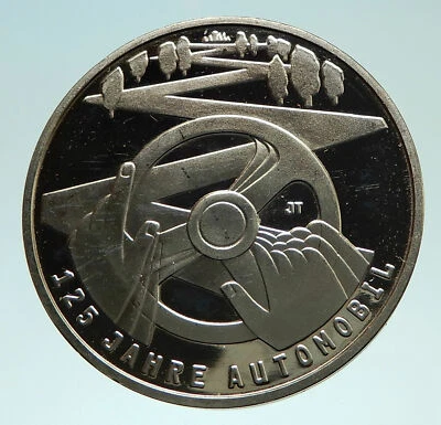 2011 GERMANY 125Yrs of CARS Automobile Genuine Silver German 10 Euro Coin i76010 - Image 1 of 3