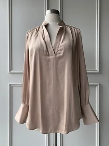 | WITCHERY | modern cuff blouse pebble | $119.95 | SIZE: 10,S new - Picture 1 of 13
