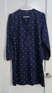 Old Navy Blue with small polka dot size M dress for women - Picture 1 of 5