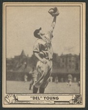 1940 Play Ball #101 Del Young  ~VG/EX  Philadelphia Phillies