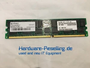 Infineon 1GB HYS72D128320GBR-6-C ECC RAM Sun 371-1117-01 - Photo 1/1