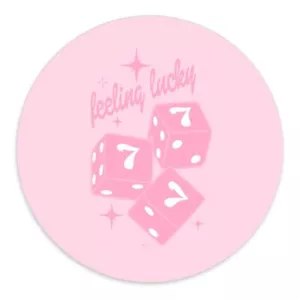 Pink Mouse Pad Girly Mouse Pad Gifts for Women Mousepad for Laptop Wireless M... - Picture 1 of 7