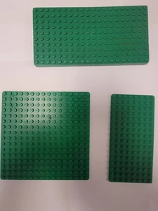 Lego Green Base Plates Lot Of 4 - Picture 1 of 7
