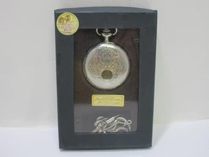 Pocket Mechanical Watch - Silberfb. edle Taschenuhr + Kette (HA) OVP GS9940 - Picture 1 of 1