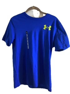 Boys Under Armer Blue Shirt Large New With Tags - Picture 1 of 10