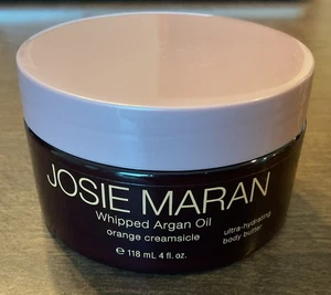 Josie Maran Olio di Argan Montato Burro Corpo 4 once ~ Ghiaccio Arancione ~ Sigillato - Foto 1 di 4