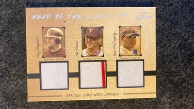 2005 Flair голова класса 1991 тройной GU Джерси 30/91 Thome Bagwell Rodriguez - Изображение 1 из 2