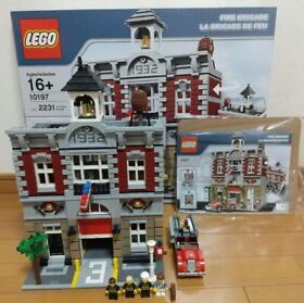 LEGO Creator Expert Modular Buildings Fire Brigade 10197 In 2009 Used Retired P2
