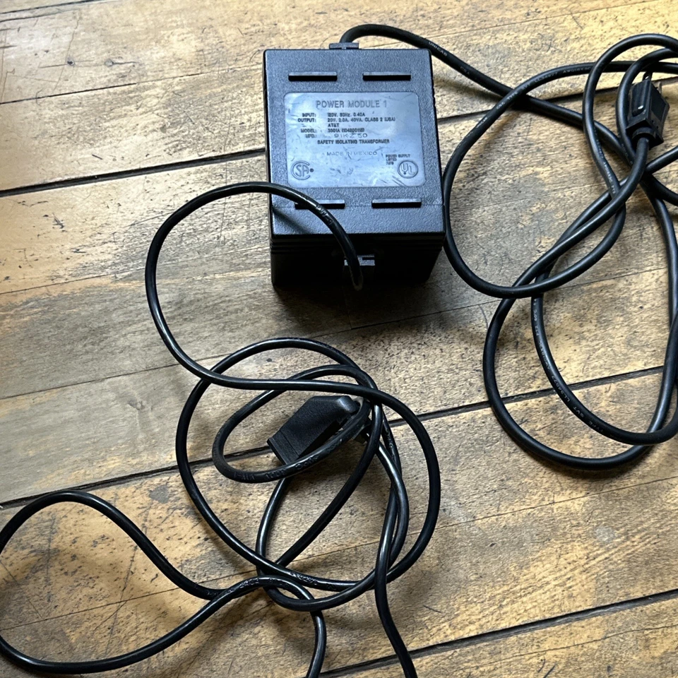 AT&T Power Module 1 Safety Isolating Transformer 3301A 104200118 20V 2.0A 40VA - Image 1 of 4