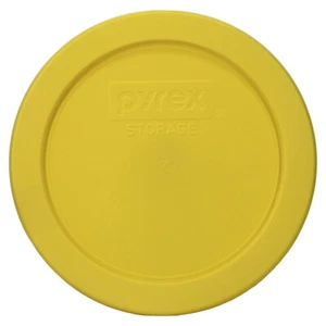 Pyrex 7200-PC 2 Tassen Pastellgelb Lebensmittel Aufbewahrung Ersatz Deckel - Bild 1 von 5