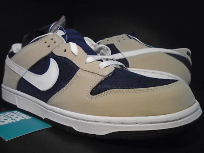 03 NIKE SB Dunk Low Pro Stone Caqui Tostado Blanco Azul Obsidiana Denim 624044-117 14 Foto 1 de 4
