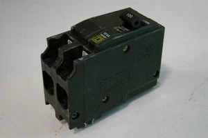 Square D Circuit Breaker 100A 2-Pole QOB 120/240V - Picture 1 of 6