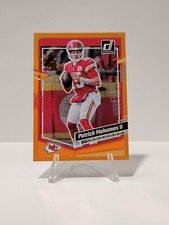 2023 Donruss Patrick Mahomes II Jersey Number Orange /15 Kansas City Chiefs