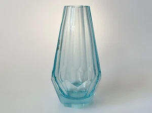 MOSER Hoffman Faceted Vase Art Glass Crystal Vase Art Deco Geometric Style - Picture 1 of 9