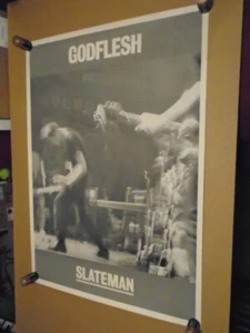 RARE PROMO Godflesh POSTER Slateman EARACHE metal Napalm Death JESU sub pop 1991 - Picture 1 of 1