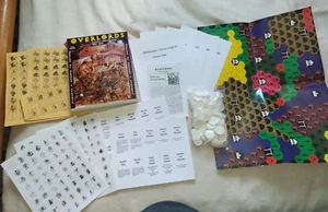 Overlords 2002 Board Game (W.H.A.T.) Worlds of Heroes & Tyrants (NO DICE) - Picture 1 of 12