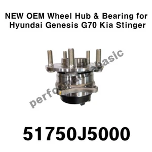 OEM Wheel Hub & Bearing for 51750J5000 Hyundai Genesis G70 Kia Stinger 2018-2022 - Picture 1 of 5