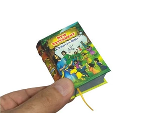 New Testament Children's Bible nice illustrations in 432 pgs mini book hardcover - Imagen 1 de 3