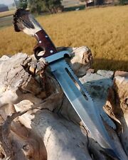 Damascud Steel Knife Handmade 15Inches  Wood Handle