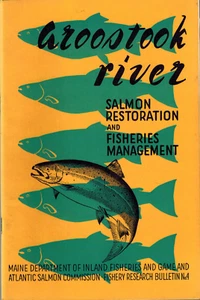 SELTEN 1956 Aroostook River Lachs Restaurierung und Fischereimanagement von Warner - Bild 1 von 2