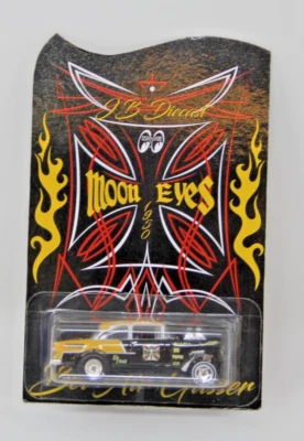 Chevy Bel Air Gasser Mooneyes 1955 JB Diecast Customs Hot Wheels firmado raro Foto 1 de 4
