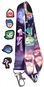 Inside Out 5 Pin Set mit Schlüsselband Walt Disney World Parks Trading Pins Brandneu - Bild 1 von 1