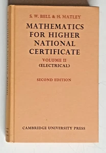 Mathematics for Higher National Certificate Vol 2 by Bell & Matley 1952 h/cover - Bild 1 von 15