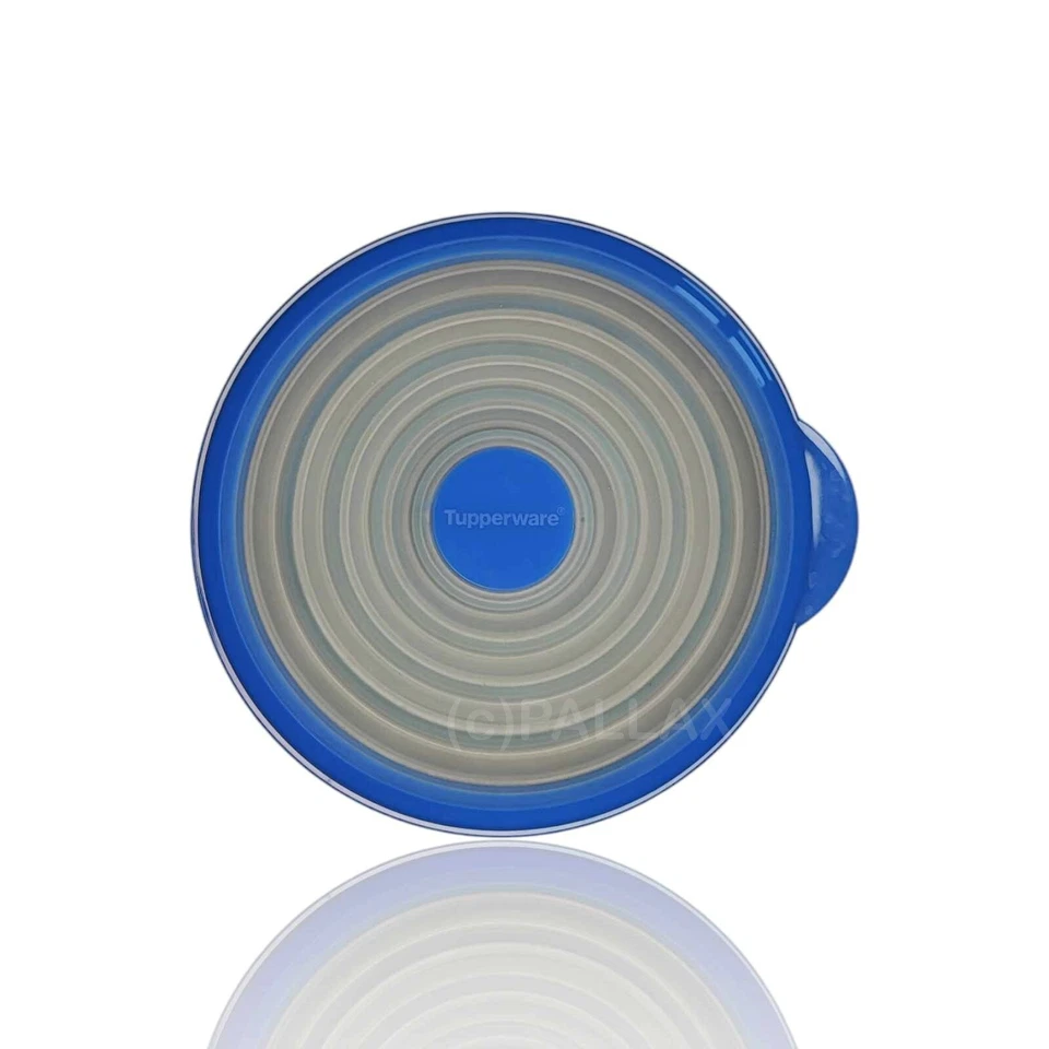 TUPPERWARE ERSATZTEIL BUNGEE-DECKEL 17,5 CM BLAU FÜR D98 D115 QUICK-CHEF - Bild 1 von 1