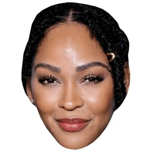 Meagan Good (Make Up) Celebrity Mask, Flat Card Face - Picture 1 of 3