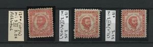 Montenegro Michel 3 III, 3 IVA Scott 17 Vars Mint CV$10.00 - Bild 1 von 1
