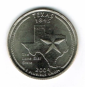 2004-D Denver Brilliant Uncirculated Texas 28TH State Quarter Coin! - Picture 1 of 2